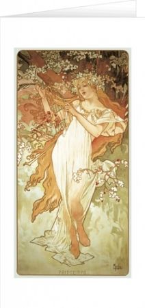 Blahopřání Alfons Mucha – Spring 