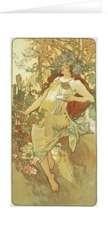 Blahopřání Alfons Mucha – Autumn 