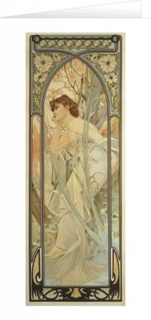 Blahopřání Alfons Mucha – Evening Contemplation