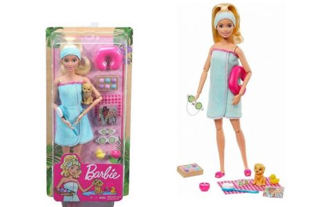 BARBIE Wellness - panenka blond vlasy