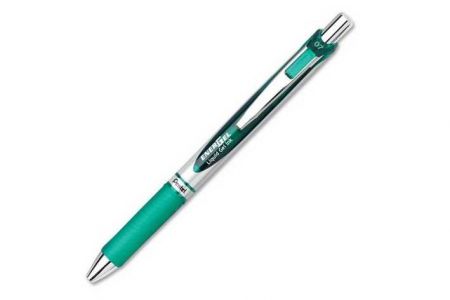 Pentel Energel mačkací 0,7mm modrozelená