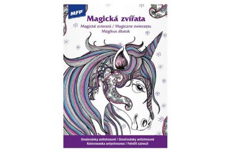 Omalovánky antistresové Magická zvířata 210x290mm MFP paper