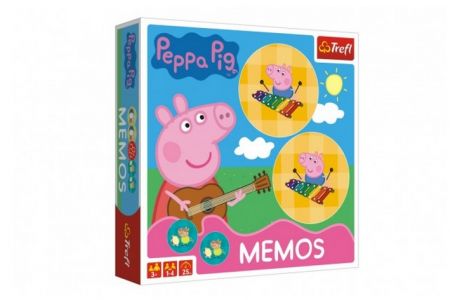 Pexeso papírové Prasátko Peppa/Peppa Pig společenská hra 36 kusů v krabici 20x20x5cm