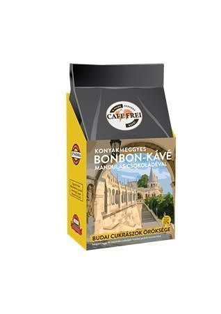 Káva &quot;Cognac-cherry bonbon&quot;, pražená, zrnková, 125 g, CAFE FREI