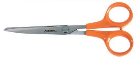 Nůžky na papír, 17 cm, FISKARS &quot;Classic&quot;, oranžové