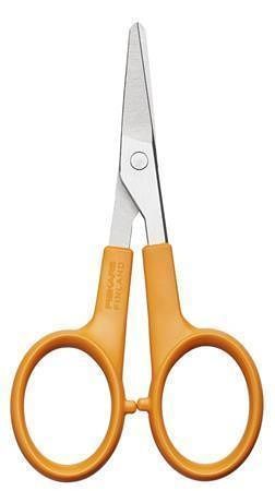 Nůžky na nehty, 10 cm, rovné, FISKARS &quot;Classic&quot;, oranžové