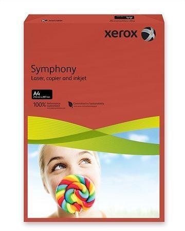 Xerografický papír &quot;Symphony&quot;, tmavě červená, A4, 160g, XEROX