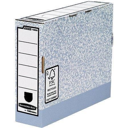 Archivační krabice &quot;BANKERS BOX® SYSTEM&quot;, šedá, 80 mm, A4, FSC®, FELLOWES