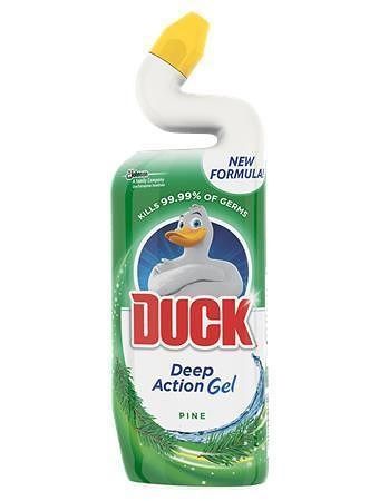 Tekutý čistič WC, 750 ml, DUCK &quot;Deep Action Gel&quot;, pine fresh