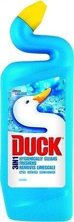 Tekutý čistič WC, 750 ml, DUCK &quot;Deep Action Gel&quot;, ocean