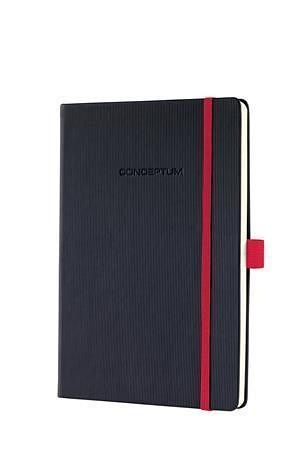 Exkluzivní zápisník &quot;Conceptum Red Edition&quot;, černo-červená, A5, čtverečkovaný, 194 listů, 