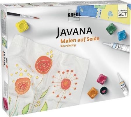 Sada Barva na hedvábí základní vybavení &quot;Silk Painting Set&quot;, JAVANA, KREUL