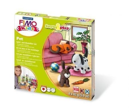 Sada FIMO® 8034 kids form&amp;play &quot;Pet&quot; Mazlíčci