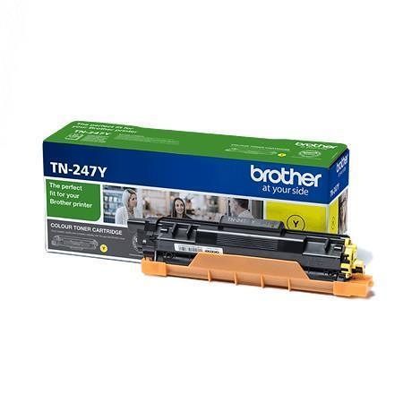 TN247Y Toner pro HL-L3210, HL-L3270, DCP-L3510, MFC-L3730 tiskárny, BROTHER, žlutá, 2,3 ti