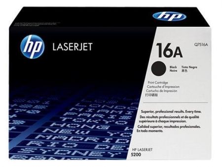 Toner pro &quot;LaserJet 5200&quot; tiskárnu, HP &quot;Q7516A&quot; Černá, 12 tis.stran