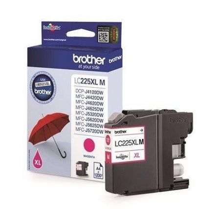 LC225XLM Inkjet cart. pro MFC-J4420DW, MFC-J4620DW tiskárny, BROTHER magenta, 1200 stran