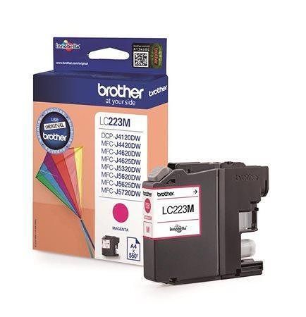 LC223M Inkjet cart. pro MFC-J4420DW, MFC-J4620DW tiskárny, BROTHER magenta, 550 stran