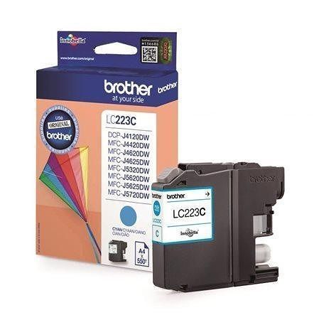 LC223C Inkjet cart. pro MFC-J4420DW, MFC-J4620DW tiskárny, BROTHER cyan, 550 stran