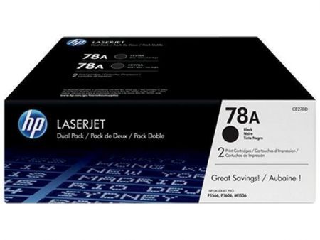 Toner pro &quot;LaserJet P1566, P1606&quot; tiskárny, HP &quot;CE278AD&quot; Černá, 2*2,1 tis.stran