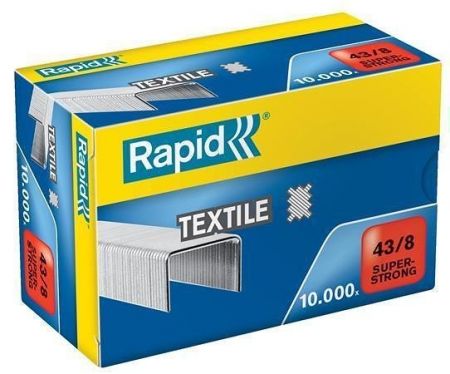 Drátky &quot;Superstrong&quot;, 43/8, pozinkované, na textil, RAPID