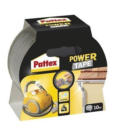 Universální lepící páska, 50 mm x 10 m, HENKEL &quot;Pattex Power Tap&quot;, stříbrná