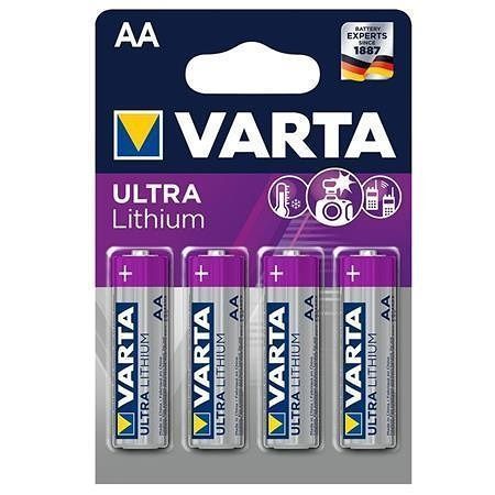 Baterie &quot;Ultra Lithium&quot;, AA, 4 ks, VARTA