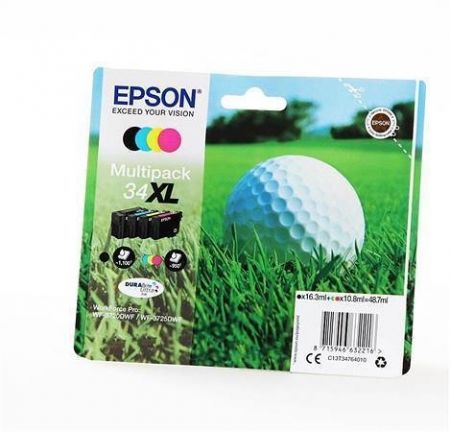 T34764010 Inkjet cartridge multipack do tiskáren Workforce 3720DWF, 3725DWF, EPSON B+C+M+Y