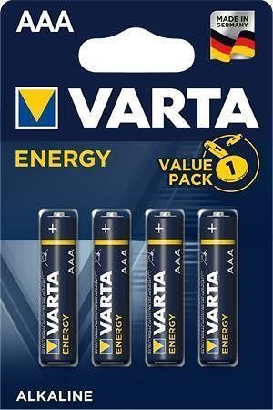 Baterie, AAA (mikrotužková), 4 ks v balení, VARTA &quot;Energy&quot;