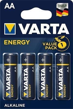 Baterie, AA (tužková), 4 ks, VARTA &quot;Energy&quot;