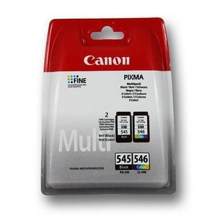 PG-545/CL-546 Inkjekt cart.multipack pro Pixma MG2450, MG2550 tiskárny, CANON černá, 2*180