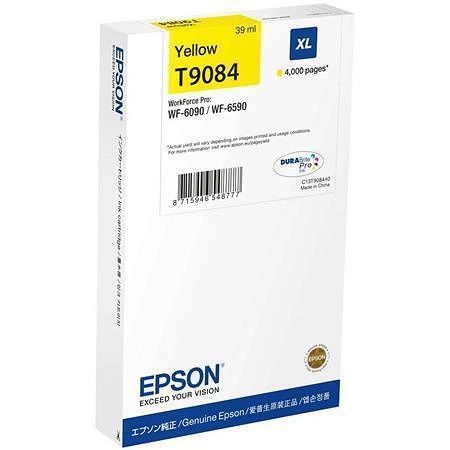 C13T908440 Inkoust pro Workforce Pro WF-6090, WF-6590 tiskárny, EPSON, žlutá, 4 tis. stran