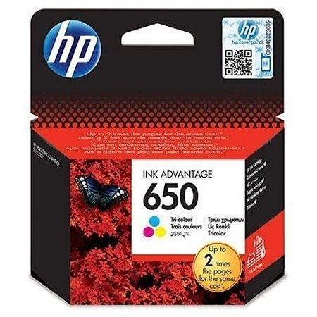 Inkjet cart.pro &quot;Deskjet Ink Advantage 2510 series&quot; tiskárny, HP &quot;Nr.650&quot; Barevná, 200 str