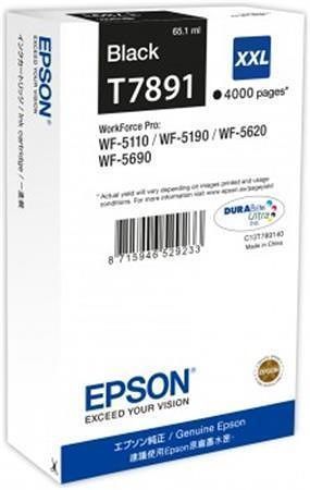 C13T789140 Inkjet cart. pro WP5110DW, WP5190DW tiskárny, EPSON černá, 4tis.stran