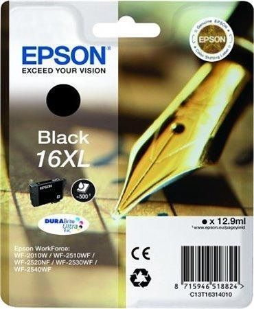 T16314010 Inkjekt cart. pro Workforce WF2540WF tiskárnu, EPSON černá, 12,9ml