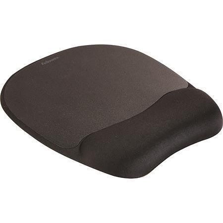 Podložka pod myš &quot;Memory Foam&quot;, černá, s pěnovou opěrkou zápěstí, FELLOWES