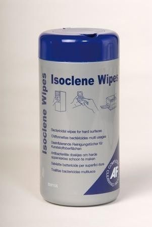 Impregnované čistící ubrousky, isopropyl, &quot;Isoclene Wipes&quot; AF, 100ks/bal.