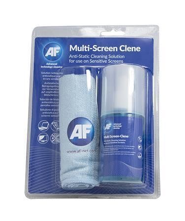 Čistící sprej na obrazovku &quot;Multi Screen-Clene&quot;, s mikrohadříkem a rozprašovačem, 200 ml, 