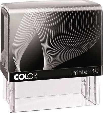 Razítko, COLOP &quot;Printer IQ 40&quot;, černé razítko - černý polštářek