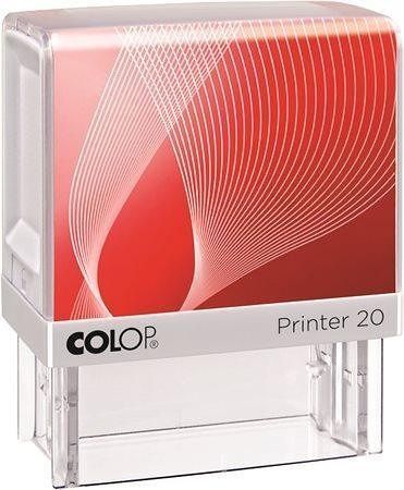 Razítko, COLOP &quot;Printer IQ 20&quot;, bílé razítko - černý polštářek