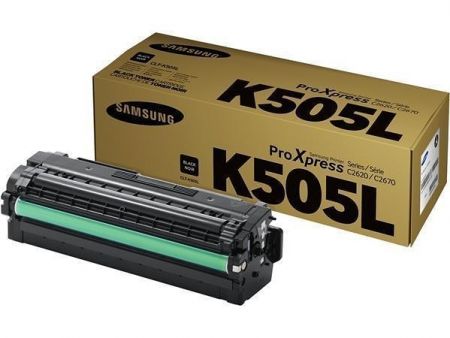 CLT-K505L Toner pro SL-C2620DW, SL-C2670FW tiskárny, SAMSUNG, černá, 6 tis. stran