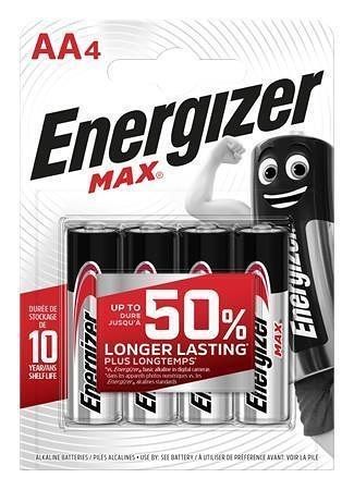 Batterie, AAA (mikrotužková), 4 ks, ENERGIZER &quot;Max&quot;