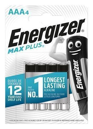 Baterie &quot;Max Plus&quot;, AAA, 4 ks, ENERGIZER