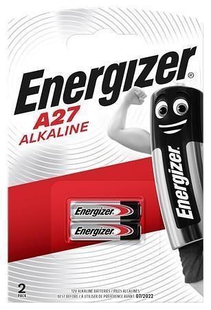 Baterie, A27/LR27/MN27, 12V, 2 ks v balení, ENERGIZER