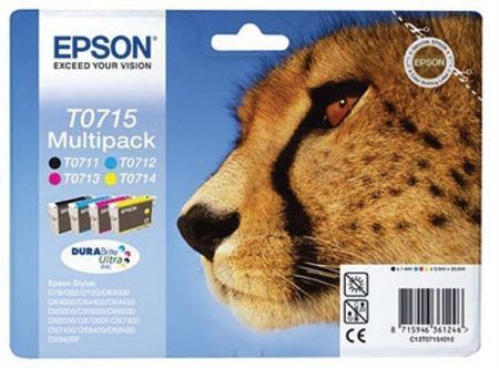 Inkjet cart.multipack pro &quot;Stylus D78, D92, D120&quot; tiskárny, EPSON B+C+M+Y, 23,9ml