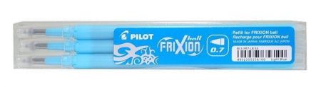 Náplň do rolleru &quot;Frixion&quot;, světle modrá, 0,35mm, vymazatelná, 3ks, PILOT