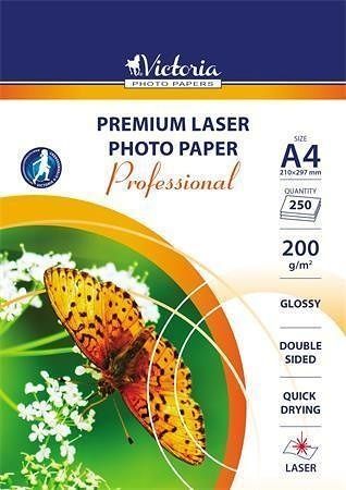 Fotografický papír &quot;Professional&quot;, do laserové tiskárny, lesklý, A4, 200g, oboustranný, VI