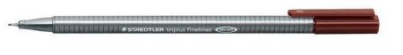 Liner &quot;Triplus 334&quot;, hnědá, 0,3mm, STAEDTLER