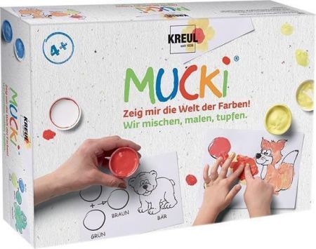 Sada &quot;MUCKI&quot; Malujeme, mícháme a razítkujeme, Hobby Line, KREUL