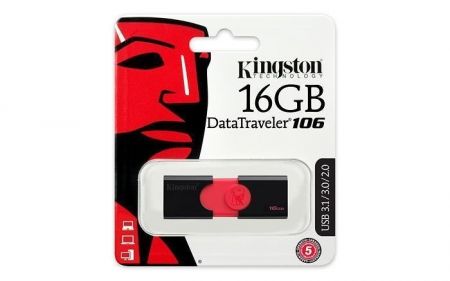 USB flash disk &quot;DT106&quot;, 16GB, USB 3.0, KINGSTON