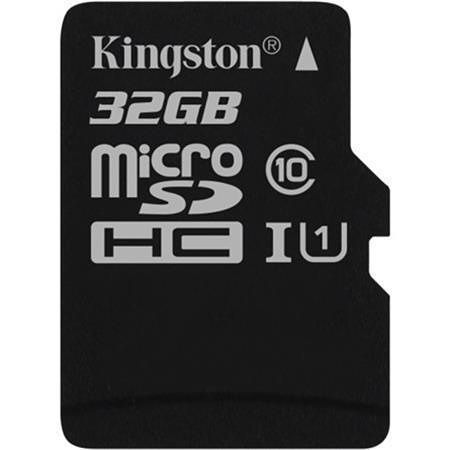 Paměťová karta microSDHC &quot;Canvas Select&quot;, 32GB, Class 10/U1, 80/10 MB/s, KINGSTON